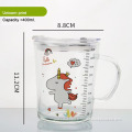 Cup of milk Children's scale cup Breakfast cup cute cartoon Seal the sippy cup Drinking water cup